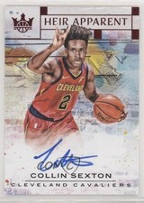2018 Panini Court Kings Heir Apparent Ruby 36/49 Collin Sexton #HA-CSX Auto 0x6p