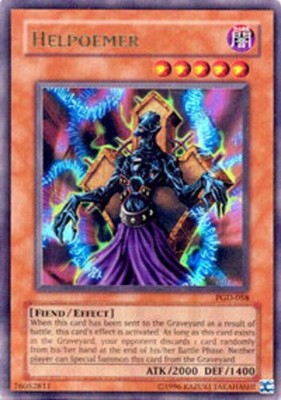 Yugioh! HP Helpoemer - PGD-058 - Ultra Rare - 1st Edition Heavily Played, Englis
