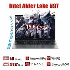 ACEMAGIC Laptop Intel® Alder Lake N97 Processor Windows 11 Pro 15.6-inch IPS LCD