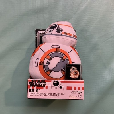 Star Wars D-O & BB8 Stylized 7 Inch Plush With Enamel Pin Sets