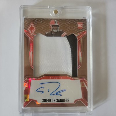 2025 Panini Phoenix Shedeur Sanders Browns RPS-SSS RC Auto Patch /199
