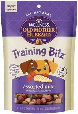 Old Mother Hubbard Wellness Training Bitz Dog Biscuits Natural 8 Oz Bag