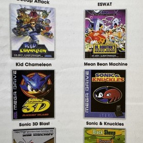 Sega Mega Drive Classic Game Console Emulator with 80 Preinstalled Games *READ*
