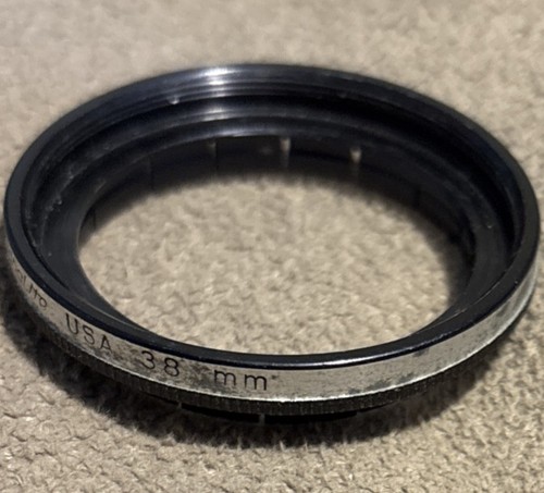 Vintage TIFFEN Series VI 6 Square Lens Hood w/Filter + 38mm Slip-On Lens Mount - Picture 11 of 12