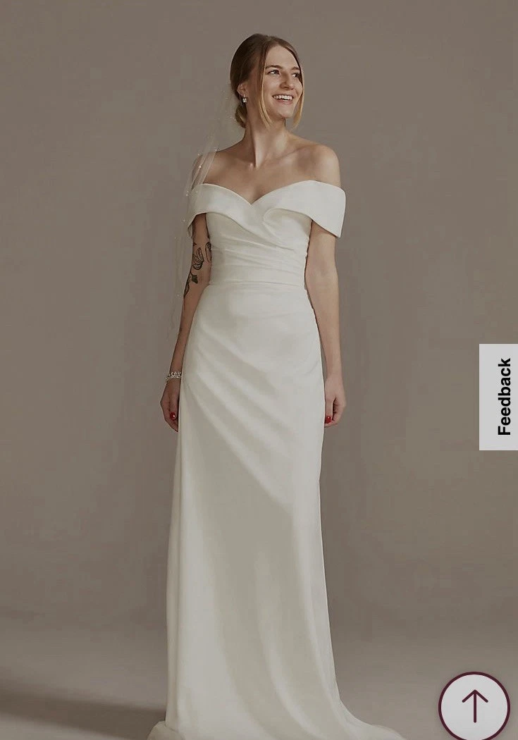 David's Bridal Cap Sleeve Wedding Dresses for sale | eBay