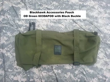Blackhawk Old School Accessories Pouch Olive Drab 603DAPOD Black Buckle