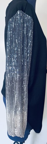 NWTS! Ombré Sleeve Black Cato Size 14/16 Top - Picture 5 of 7