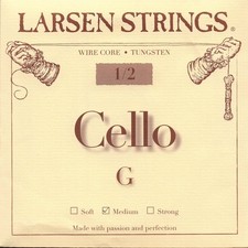 Larsen 1/2 Cello G String - tungsten/steel: Medium