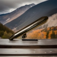 TRIUMPH Thruxton 900 left side silencer muffler 2206451 FREE TRACKED COURIER B1A