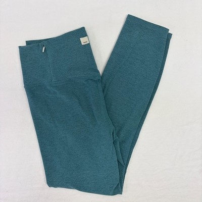 Vuori Clean Elevation Legging Womens Large Teal Heather High Rise VW444