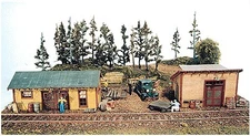 JL Innovative Design 231 HO Trackside Jamboree Storage & Work Shed Wooden Kit