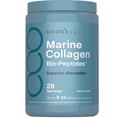 NeoCell Marine Collagen Peptides Powder | 8 oz | Unflavored | Superior Absorp...