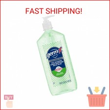 Germ-X Advanced Hand Sanitizer with Aloe and Vitamin E, 1 Liter, Less Drying Moi