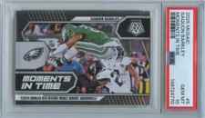 Saquon Barkley 2025 Mosaic Moments In Time Philadelphia Eagles #5 PSA 10