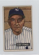 1951 Bowman Casey Stengel #181 HOF 0q3