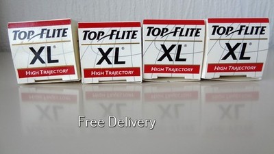 Neue Top Flite XL weiß Golfbälle 4x3 Röhren (12 Bälle)
