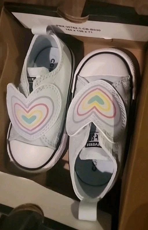 Scarpe sneakers Converse Chuck Taylor All Star CTAS bambino bambino con cinturino unico