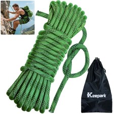 10.5mm Static Climbing Rope - 32FT Rock Climbing Rope for Adults  Kids, Outdoor