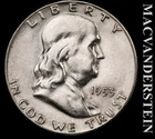 1953-S Silver Franklin Half Dollar - Scarce  High Grade  Lustrous  #L6772