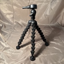 Camera Tripod Black 11  Flexable Poseable Legs W Swivel Head