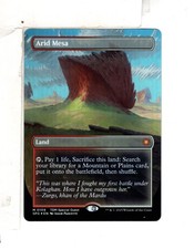 MTG SkeenAB Arid Mesa BORDERLESS FOIL from SPG. NM.