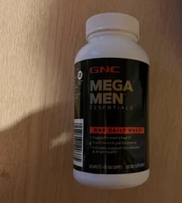 GNC Mega Men All-in-One Multivitamin 60 Caplets/60 Day Supply EX 10/25
