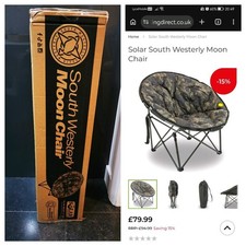 Solar Fishing Moon Chair