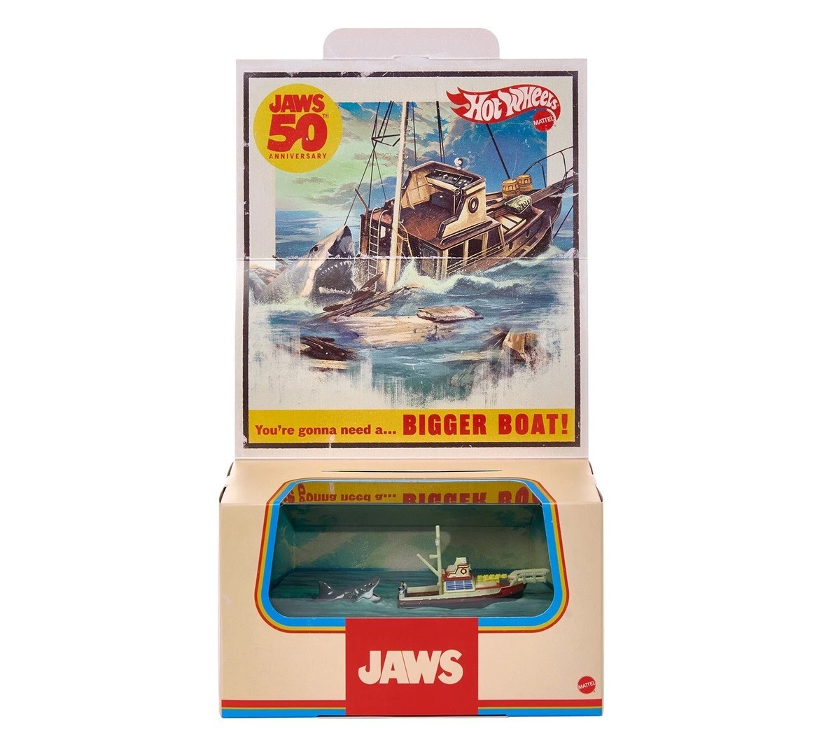 Hot Wheels Jaws ホットウィール ジョーズ 50周年 SDCC Hot Wheels 50th Anniversary Jaws Collectible Die-Cast Set