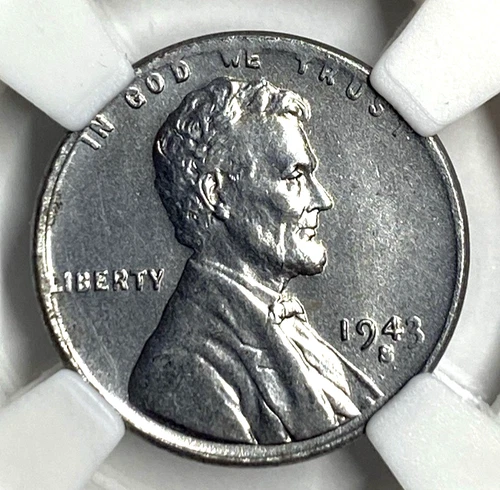 1943-S Lincoln Wheat STEEL Penny Extremely Fine+ 1c Cent