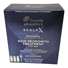Head & Shoulders Scalp X 5% Minoxidil Hair Regrowth Treatment Mens