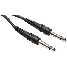 Hosa 1/4" TS to 1/4" TS Unbalanced interconnect Audio Cable 3 Foot