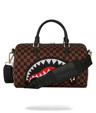 Sprayground Kyotoknit Sharks In Paris Mini Duffle Bag - NWT Stylish W/Strap 🔥