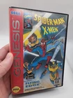 Vintage Sega Genesis Spider-MAN X-Men Arcade's Revenge Marvel Comics Complete
