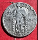 1929 US Standing Liberty SILVER Quarter! "Philadelphia" Mint! Very Good! Coin!