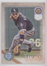2018 Topps Gypsy Queen Missing Nameplate Yolmer Sanchez #49 fm0