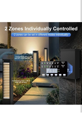 ZHENGXI Outdoor Low Voltage Landscape Transformers 120W Convert 120V AC - Picture 5 of 7