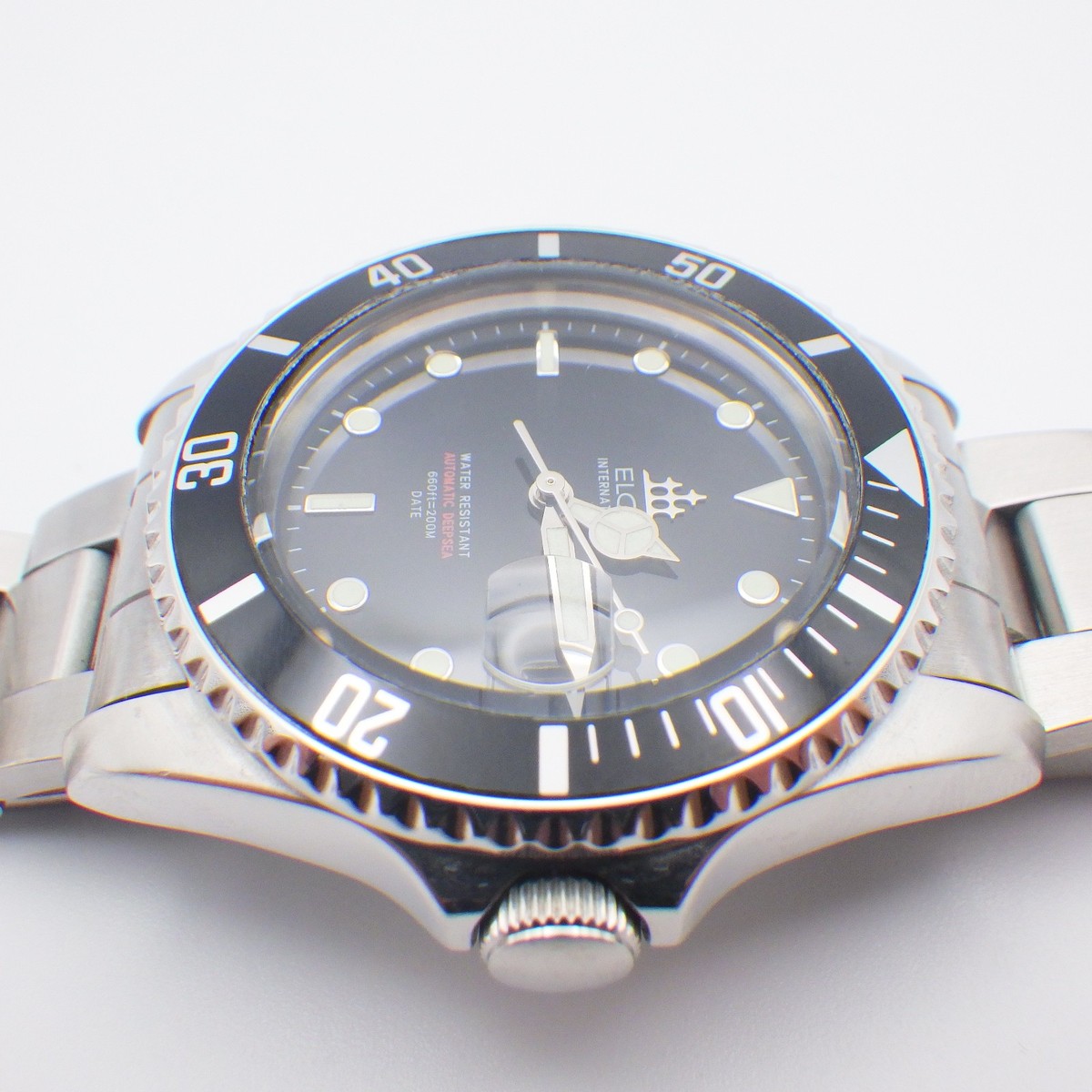 Elgin Vintage Watch International Diver 200m Fk-531-c Date
