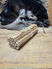 Bundle of 25 - Zebrawood 5/16" Turkey Call Striker Dowels Pre-rounded