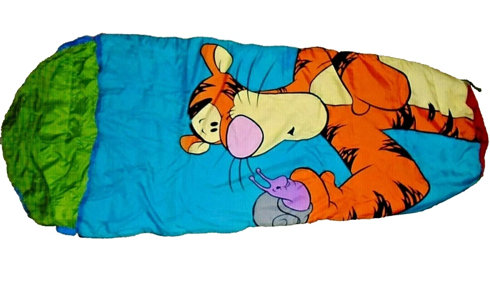 Vintage Disney Winnie the Pooh TIGGER Mummy Sleeping Bag Blanket Comforter - Image 2 of 4