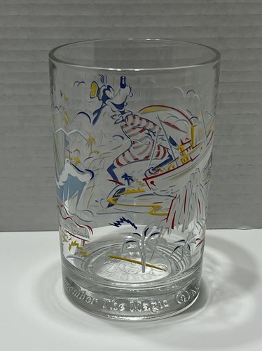 Goofy Typhoon Lagoon Glass 25 Years Walt Disney World Remember Magic McDonald's - Picture 3 of 13