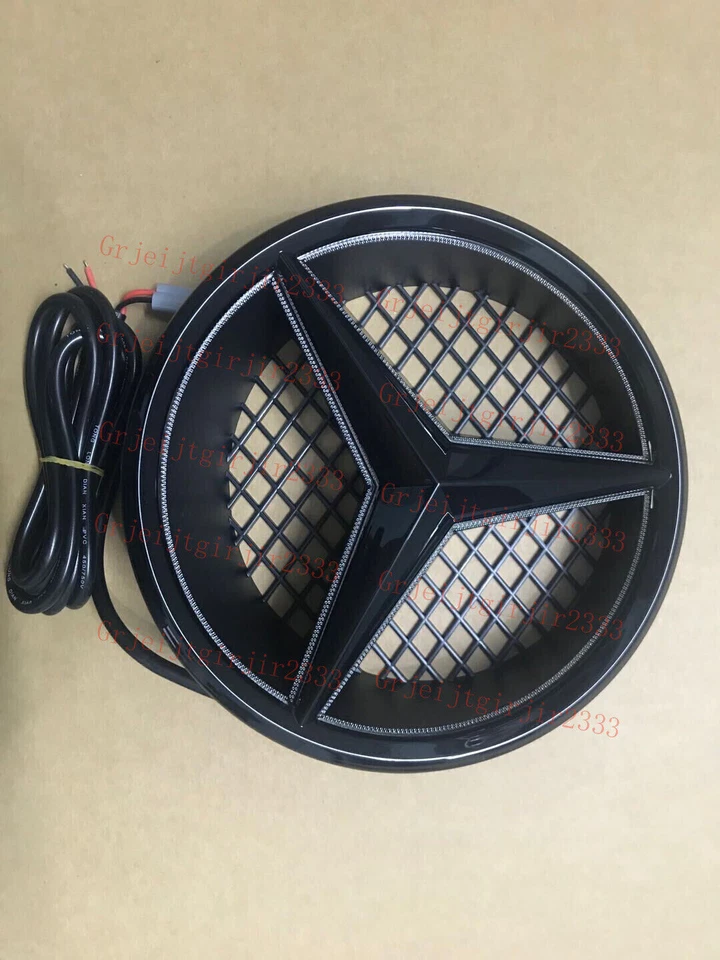 Передняя решетка звезда значок эмблема светодиодный свет для C-CLass W204 GLK W245 черный 2007-14 - Изображение 4 из 4