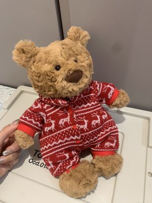 Jellycat Bartholomew Bear Winter Pajamas-Christmas gifts | eBay