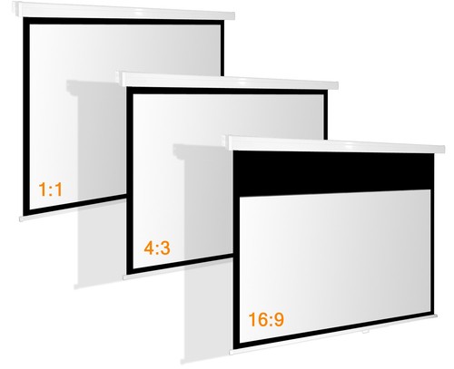 1:1 reflecta CrystalLine Écran de projection manuel 200 x 200 (196x196) cm 87662 - Photo 6/6