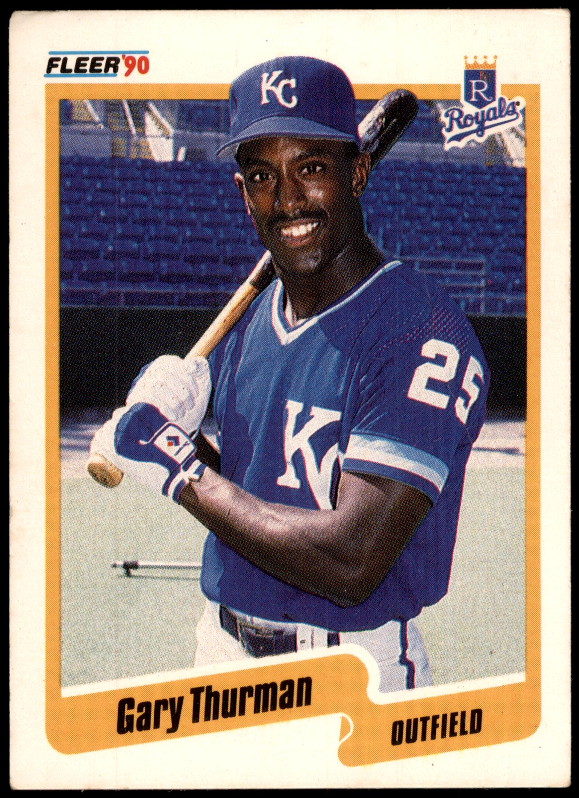 Gary Thurman #121b 1990 Fleer