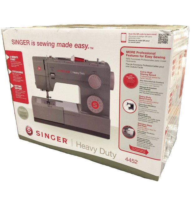 Singer Sewing Machine 4452 Heavy Duty with 32 Builtin Stitches BRAND