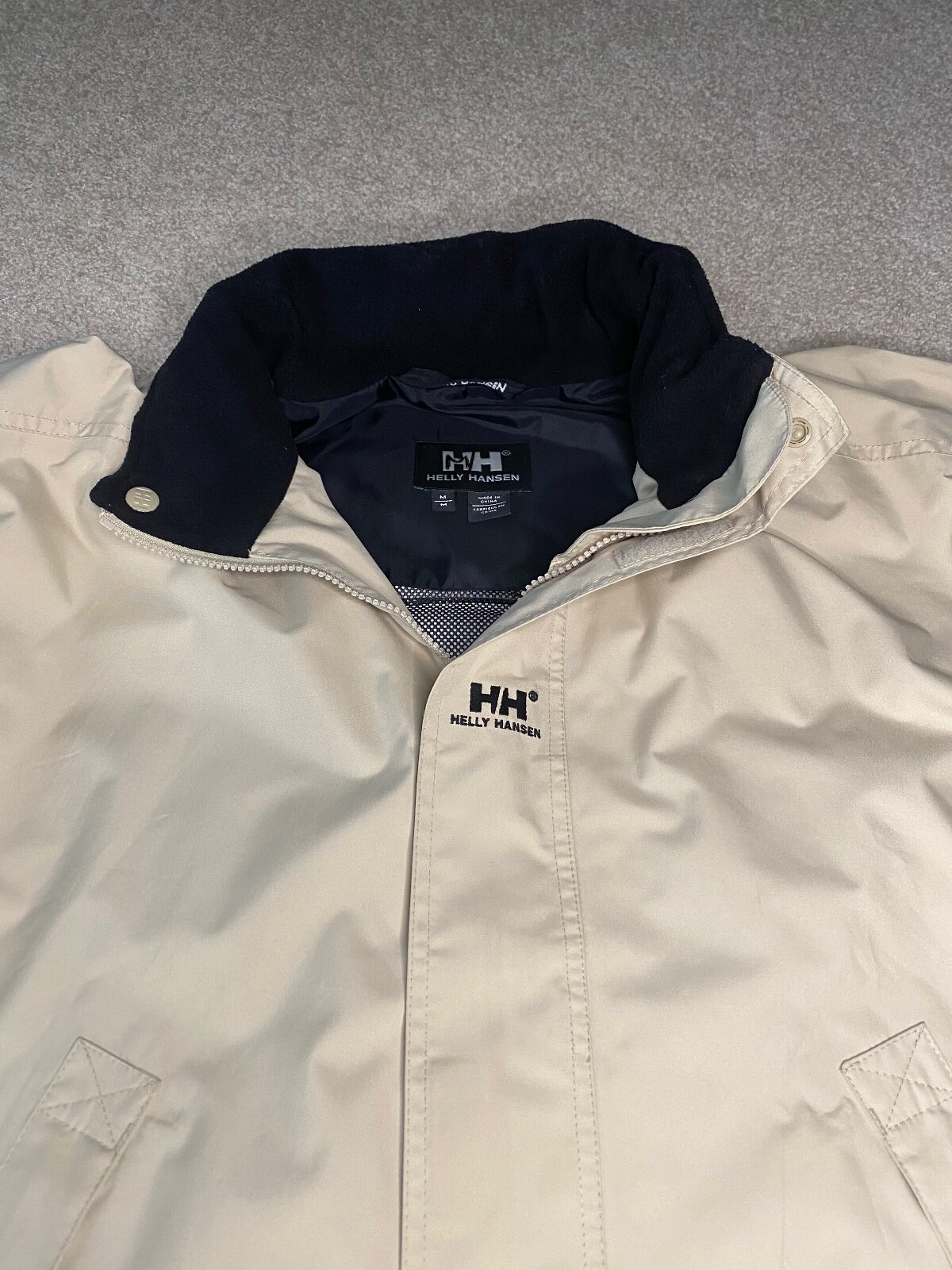 HELLY HANSEN HELLY TECH Rain Jacket Mens BEIGE  H… - image 2