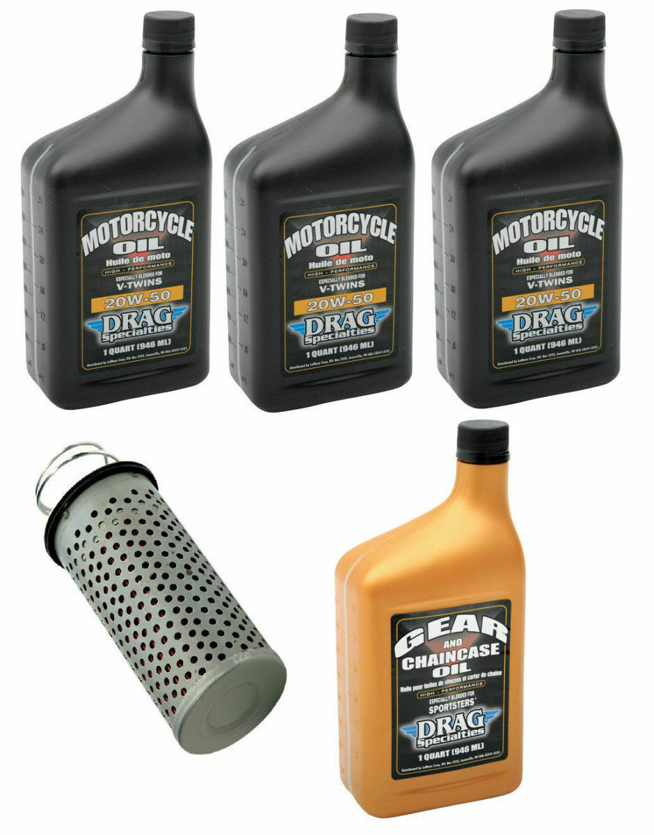 Drag Specialties 1qt 12qt Chaincase Case Primary Trans Oil Harley Sportster XL main image 0