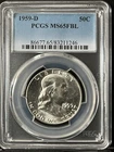 1959-D 50C FL Franklin Half Dollar PCGS MS65FBL   83211246