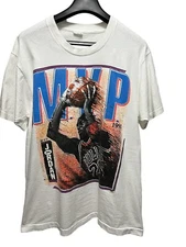 Vintage 1991 Michael Jordan MVP L Bulls NBA Single Stitch OG Rare