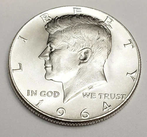 1964 P Kennedy Half Dollar *AU - ABOUT UNCIRCULATED*  90% SILVER